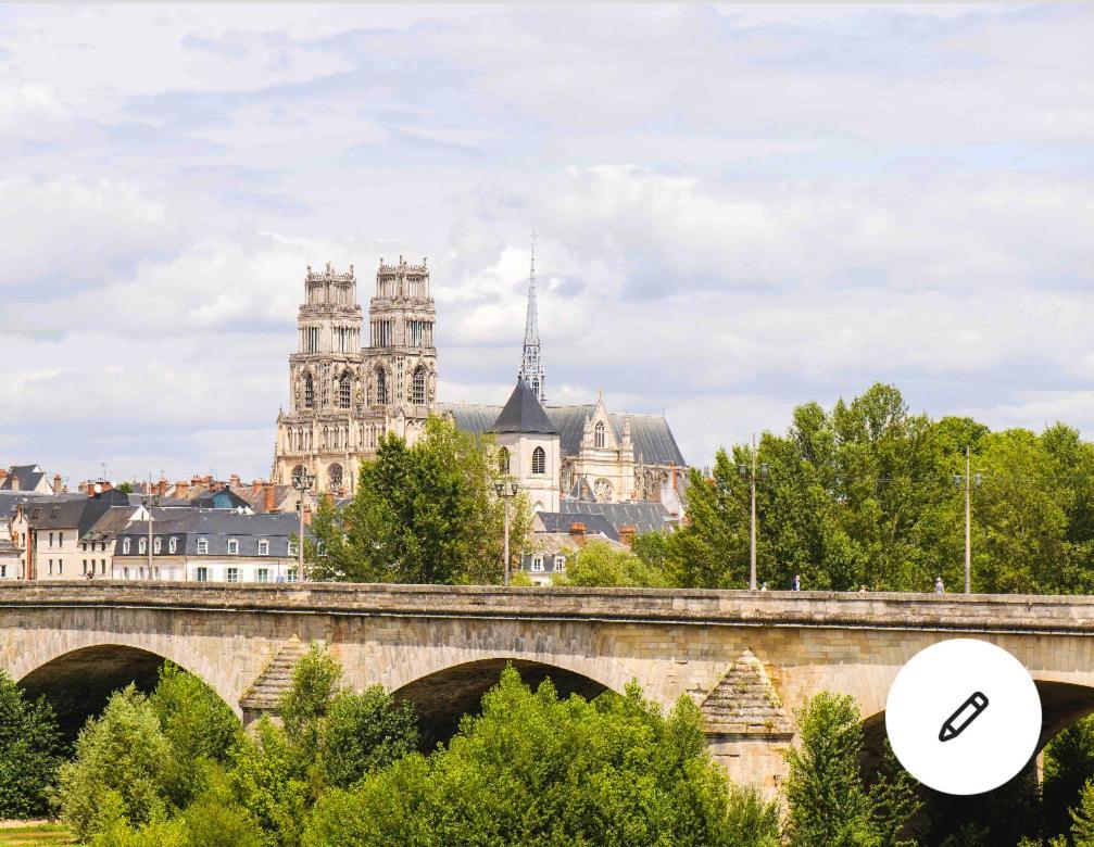 Cosy Loire, T2 Neuf, Front De Loire ,Vue Cathedrale,5Min A Pied Centre Ville Et Parking Prive Orleans Luaran gambar